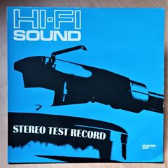 Howland West Audio HiFi Stereo Vinyl Test Record, HFS75