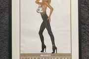1973 Pirelli Calendar - June Art Framed - 54cm x 73cm