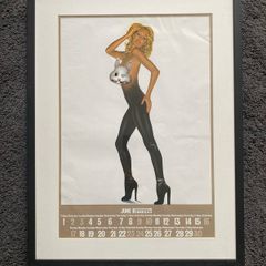 1973 Pirelli Calendar - June Art Framed - 54cm x 73cm