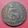 Victoria 1860 Half Penny coin Image 2
