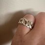 Vintage Tiffany and Co Silver Ring designed by Paloma Picasso- Triple Loving Heart Image 9