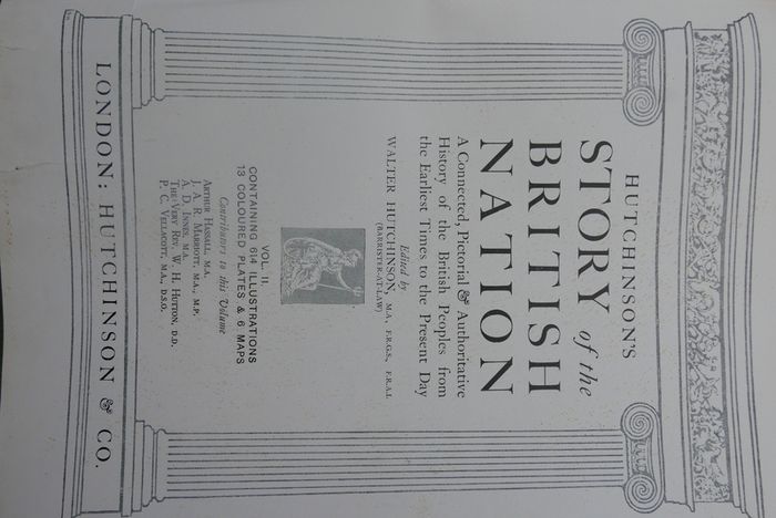 Hutchinson Story of the British Nation Vol I II III