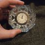Waterford Crystal Lismore Diamond Shaped Desk Clock - Fully Working Image 5