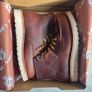 Men's Leather Moc Toe Boots UK 9/EU 43,SL-Saint Image 4