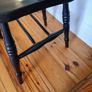 Hand Painted Black Versatile vintage chair Image 4