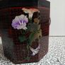 Vintage Octagonal Japanese Yamanaka Lacquered. Ice Bucket, mid century. Image 4
