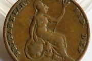 1839 Victoria Farthing Copper