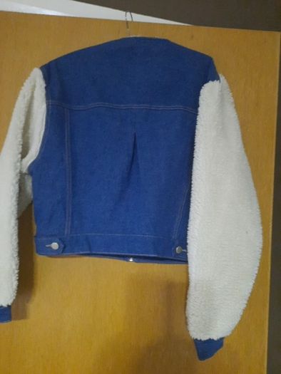denim and fleece jacket