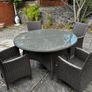 garden table and  4 chairs Image 2