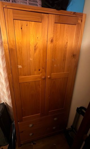Wardrobe with drawers