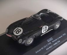 Diecast Model Le Mans Winning Jaguar C Type XK120 1953 1st - Quartzo 1:43
