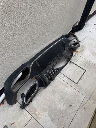 Mercedes E-class W213 rear diffuser amg line