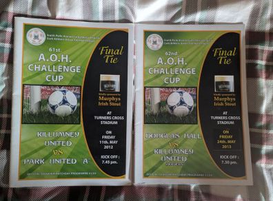 Cork AUL AOH Cup Final Programmes