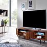 Elegant Sheesham TV Cabinet 123cm Wooden TV Stand. Image 3