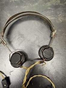 Antique Western Electric 509-W Radio Headphones  Untested