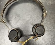 Antique Western Electric 509-W Radio Headphones  Untested