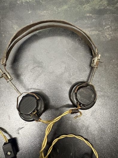 Antique Western Electric 509-W Radio Headphones  Untested
