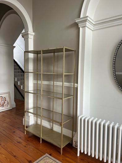 IKEA Vittsjo Shelving Unit Gold