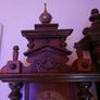 Victorian 'Junghans' German Wall Pendulum Clock 37" x 13,5" (clocks work well, chimes on hour and half hour) Image 10