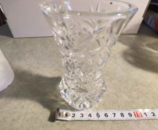 Bohemian crystal small bud vase. No 52.