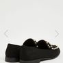 Gallery pearl studded black slipper  shoes size UK8 EU42 Postage included Image 4