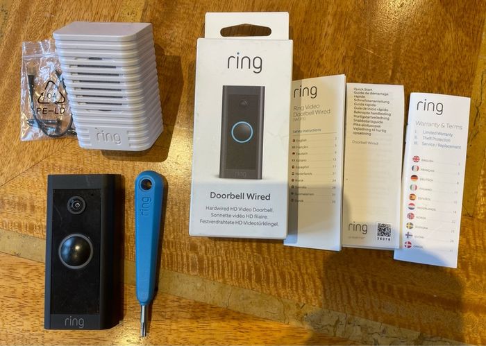 ring doorbell Wired + Chime