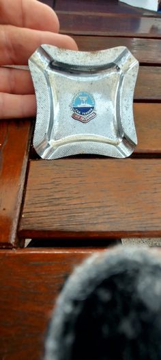 Vintage metal ashtray ,townend Thoresen car ferries free shipping within Ireland, see pictures for condition, nice patina,,collectors item, sold as seen