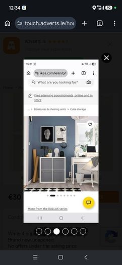 IKEA kallax storage shelves