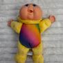 Cabbage Patch Kids CPK Rainbow Garden Crew Frog 10" Plush Doll NO Yellow Nose Ditry Used Please see photos Image 5