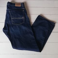 Tommy hilfiger navy denim ryder Winslow worn men's jeans W38 L30