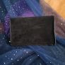 Black clutch with silver details Image 3