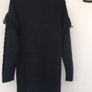 Longline Black Polo Neck Sweater 10/12 (New) Image 8