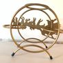 Gold Christmas Ornament 3D Image 2