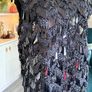 Ladies Black Sleeveless Top by Gallery, Embellished with Cascading Sequin-and-Bead Fringe Image 5