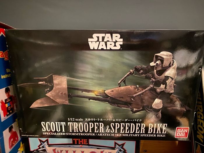 Star Wars Bandai Speeder Bike Kit brand new