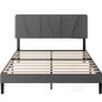 Maya Double Upholstered Bed Frame with Headboard (135 x 190 cm) Image 3