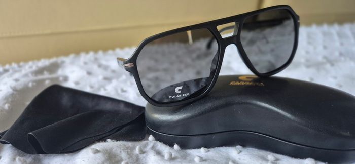 Carrera Unisex 302/S Matte Black Grey Polarized