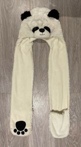 Kids Winter Panda Hat, Scarf & Gloves 3 in 1 Combo - Free with any purchase