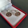 Sunflowers Cufflinks Van Gogh Inspired Cuff-links Jewelry Stainless Steel Image 2
