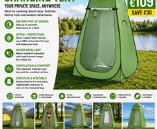 Shower Tent Extra Tall