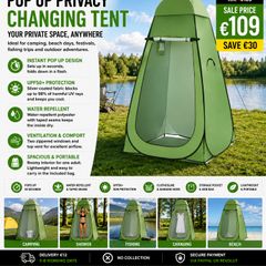 Shower Tent Extra Tall