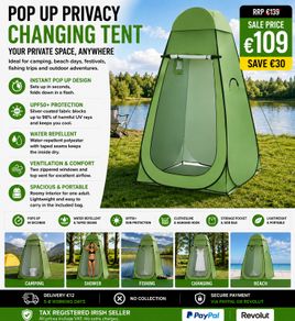 Shower Tent Extra Tall