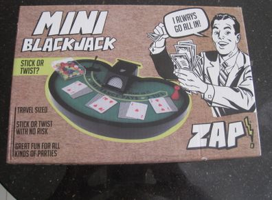Travel Sized Mini Blackjack . Brand New.