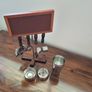 Vintage 1970s  White Horse Whisky Bar Station & Premium Italian Inoxpran Shaker  Immaculate Full Set Rare Find Image 3