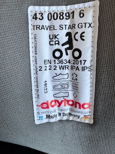Daytona Travel Star GTX motorbike boots