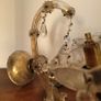 Vintage French glass wall light sconces Image 2