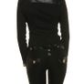 leatherlook_Jacketw_Skullheadbutton__Color_BLACK size 6-8, 8/10 Image 2