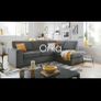 Left Hand Facing Arm Deluxe Corner Sofa + Bed Image 8