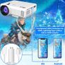 Projector with Projection Screen 1080P Full HD Supported, Upgraded 6500 Lux Video Projector Compatible with TV Stick PS4 HDMI USB AV (FREE POSTAGE) Image 5