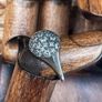 Pandora ring sterling silver Pave cosmic stars Image 2